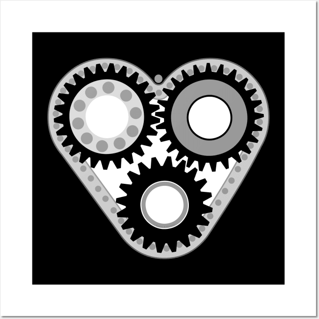 Mechanical Heart Wall Art by Barthol Graphics